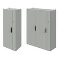 Hoffman ProLine G2 Disconnect Packages, Type 12,1600x800x400mm, Lt Gray, Steel P2KDR1684